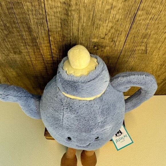 Jellycat Teapot Amuseables NEW!  FAST SHIP Gift for Artist - Picture 2 of 9
